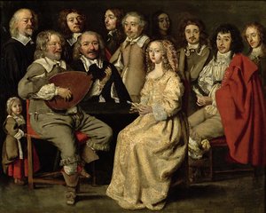 The Musical Reunion, 1642 (olej na mědi)
